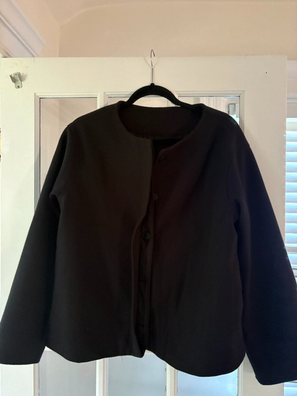 Casual blazer with buttons dark gray